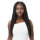 Outre Pre-Braided HD 13X4 Box Braids HD Lace Front Wig - KNOTLESS SQUARE PART BRAIDS 26"